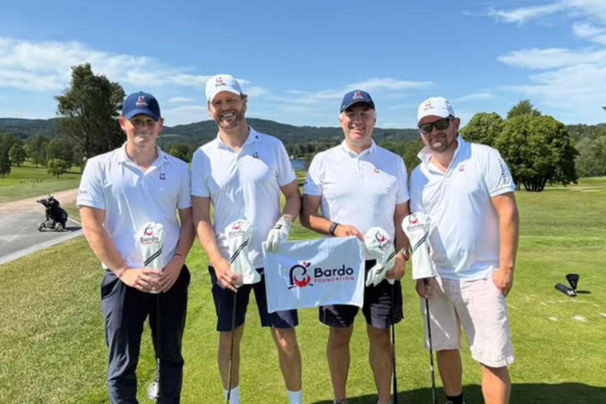 Team Bardo supporting Osteosarcoma Research at Aktiv mot Kreft Charity Golf Tournament, Oslo Golfklubb