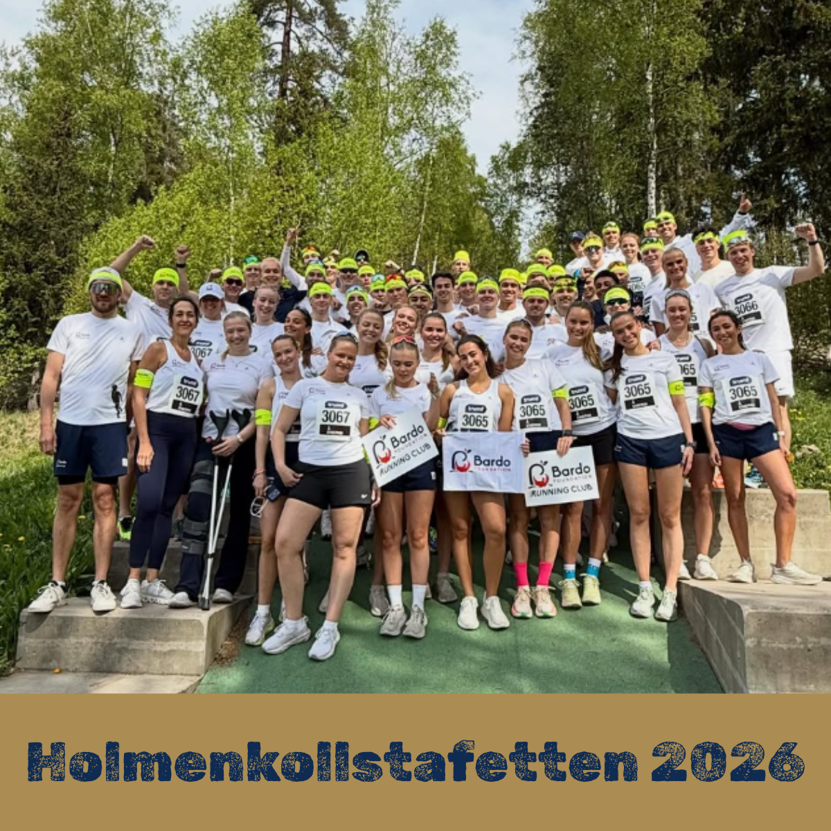 Bardo Running Club at the Holmenkollstafetten race Oslo 2026
